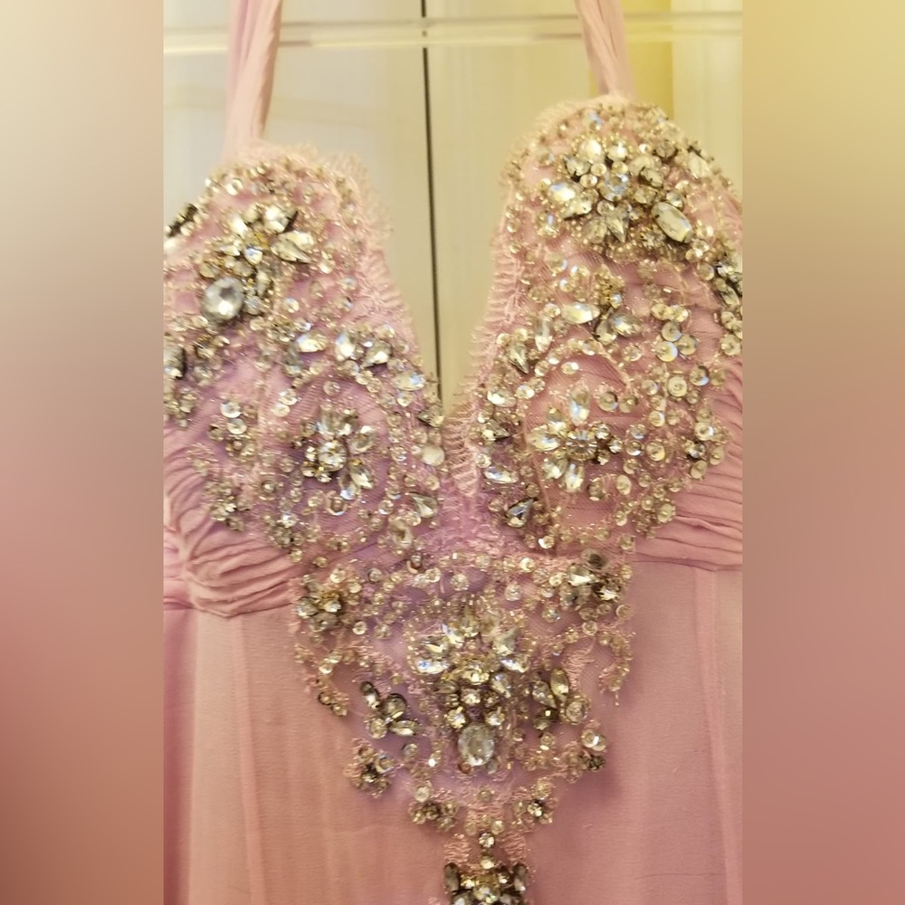 Basix II 100% Silk Long Evening Gown.